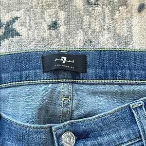 7 For All Mankind Josefina Dark Blue Denim Jeans